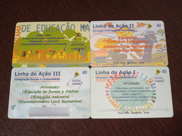 Cartões Telefonicos Ensinar A Ensinar Rondônia 0