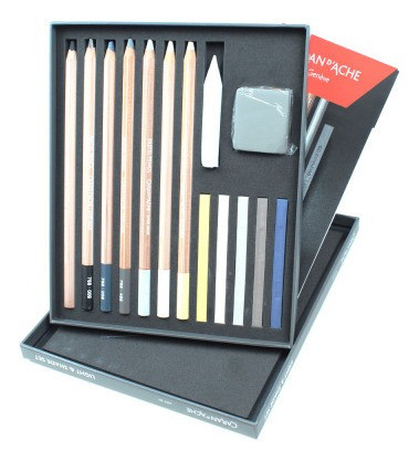 Estojo De Lápis Light & Shade 15 Peças Caran Dache 1