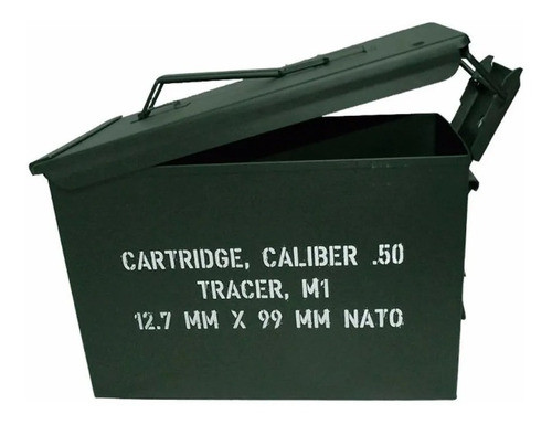 Caja Militar Metalica Hermética Multiuso Municiones Grande 0