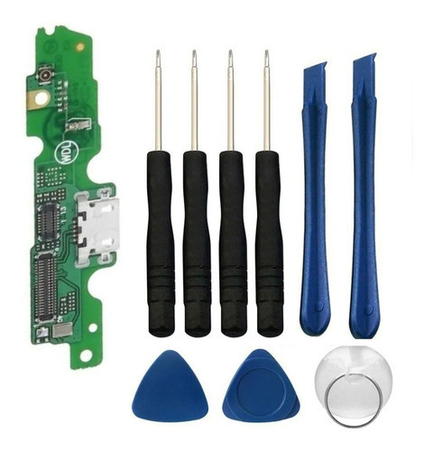 Placa Conector De Carga Microfone Micro Usb Moto G5 Xt1672 0
