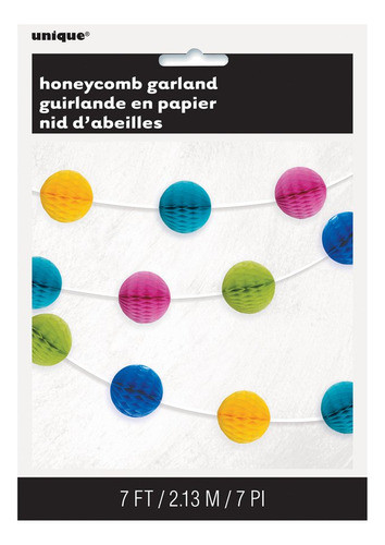 Panal Guirnalda Multicolor Multicolor Brillante 0