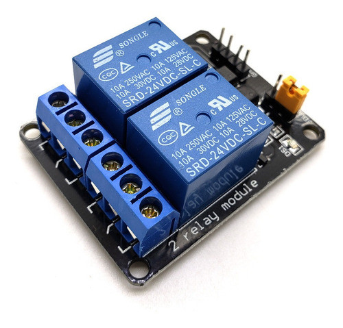 Modulo Rele 127/220vac 2 Canais  5v Entrada 05v 0