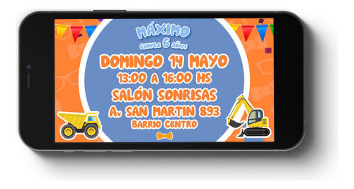 Video Invitacion Animada - Blippi 1