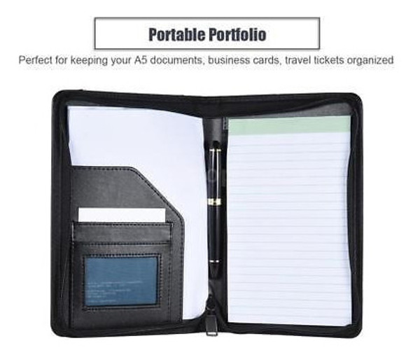 A5 Carpeta De Conferencia Cartera Tarjeta Organizador Billet 1
