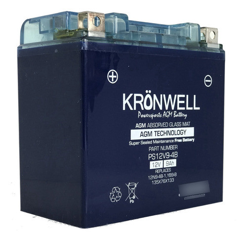 Bateria Moto Gel Kronwell Zanella Patagonian Eagle 250 0