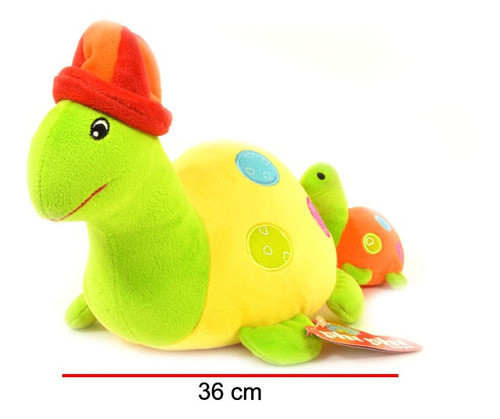 Tortuga Con Hijo De Peluche 23 Cm. Original Phi Phi Toys 1
