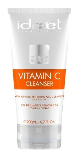 Idraet Exfoliante Facial 200g + Gel De Limpieza Vitamina C 1