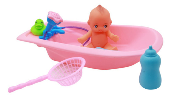 Bañito Con Bebote Y Accesorios Flaber 0