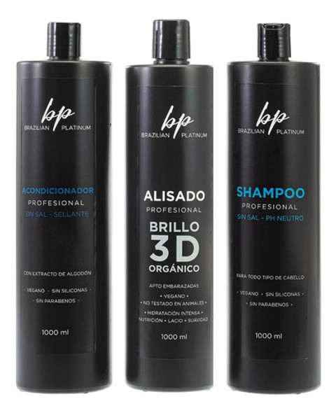 Alisado Progresivo Organico Kit 3 Litros 0
