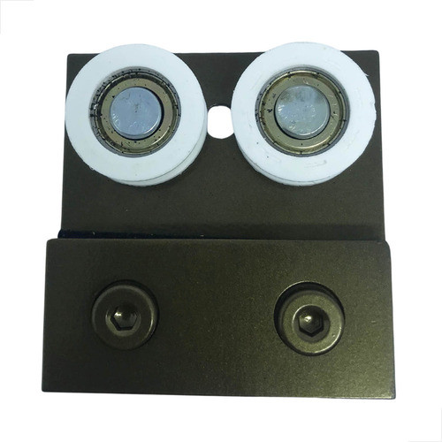 Carrinho Roldana 1122 Dupla Stanley Porta De Vidro - Bronze 1