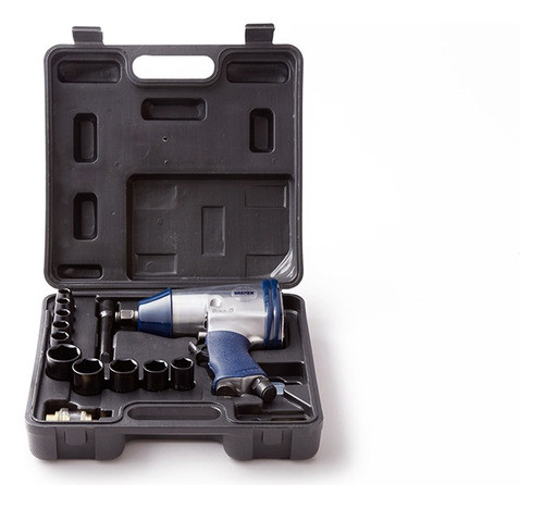 Llave Pistola Impacto Neumatica Kit 17pz Enc 1/2 Bremen 3388 0