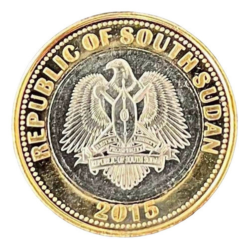 Sudán Del Sur - 2 Pounds - Año 2015 - Km #5 - Escudo African 1