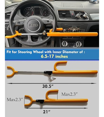 Dodomes Cerradura De Volante Antirrobo Para 1