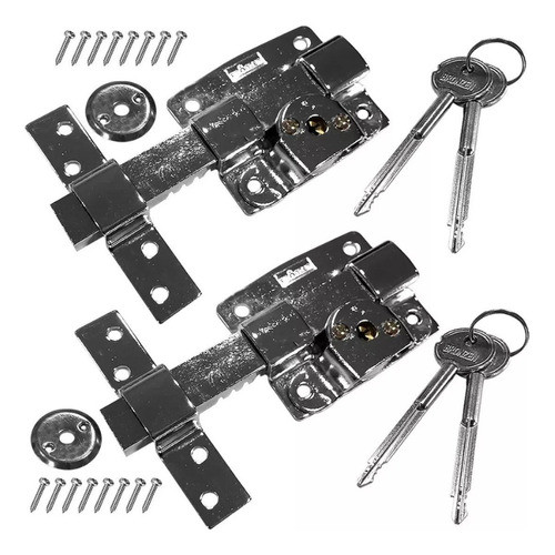 Tranca Puerta Misma Combinacion X2.!! 0