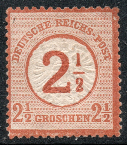 Alemania Sello Nuevo Sin Goma Cifra X 2½ Groschen Año 1874 0