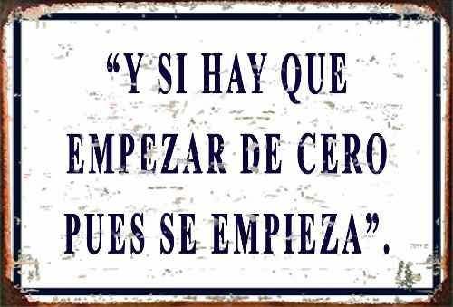 Cartel Chapa Frases 30x 20 Vea Fotos 0
