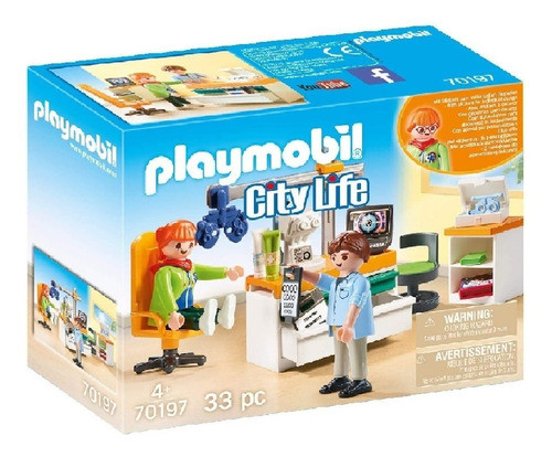 Playmobil City Life Oftalmologo Oculista Optica 70197 Nene C 0
