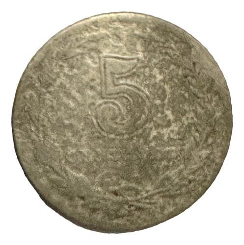 Argentina - 5 Centavos - Año 1898 - Cj #132 - Níquel 0