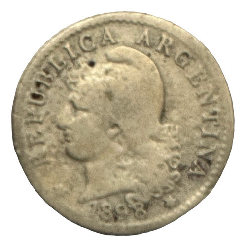 Argentina - 5 Centavos - Año 1898 - Cj #132 - Níquel 1