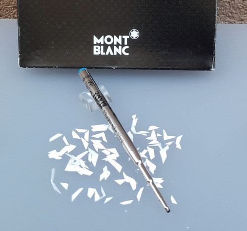 Carga Montblanc Esferográfica Azul Ou Preta Média 0