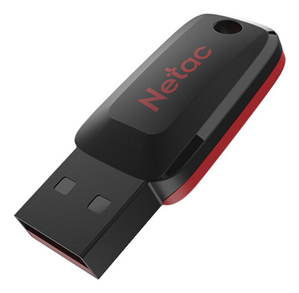 Disco Flash Usb Netac Compact, Compatibilidade E Preto+verme 0