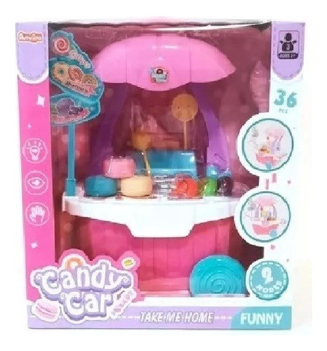 Juego Set Super Carrito Candy Car Take Me Home Sebigus 52956 0
