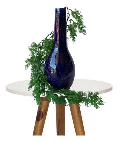 1 Pendente Planta Artificial De Pendurar Luxo Realista 75cm 0