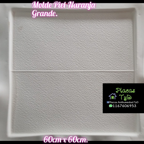 Molde Para Placas Antihumedad Piel Naranja Grande 1