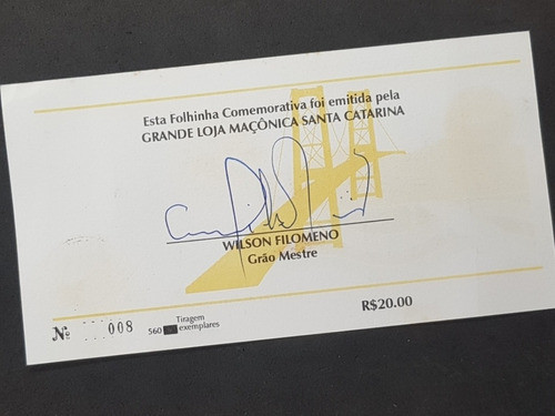 Folhinha Comemorativa Maçonaria, Frete Grátis* 1