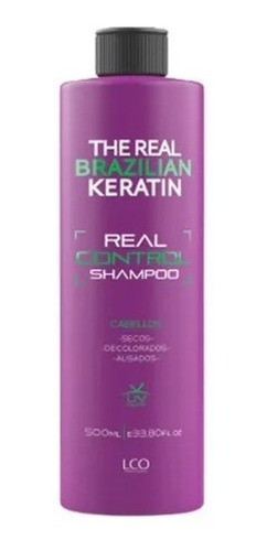 Shampoo Control Sin Sal X500ml. The Real Brazilian Keratin 0