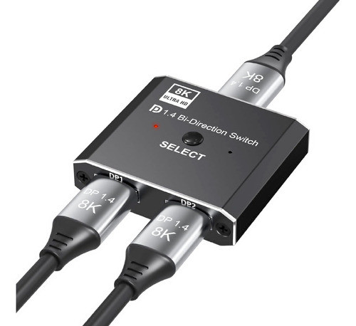 Switch Hdmi 8k 60ghz - 48gbps - Bidireccional 2 A 1 - 1 A 2 0