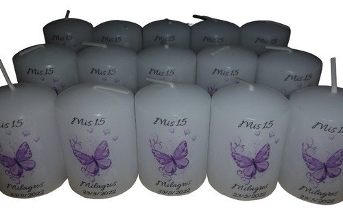 Velas 15 Años Diseño A Elección 0