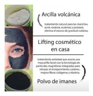 Lifting Cosmético: Polvo De Imanes Y Arcilla Volcánica Grand 1