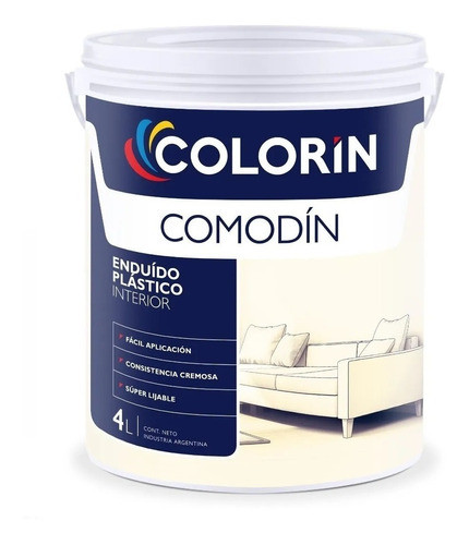 Comodín Enduido Para Interiores Colorin X 20l ,pint Devoto 0