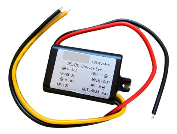 Conversor Redutor De Voltagem 12v Saida 6v 3amp. 15w 0