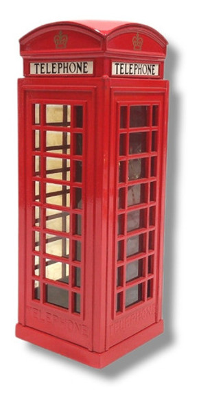 Alcancía Metálica Grande Cabina Londinense. 1