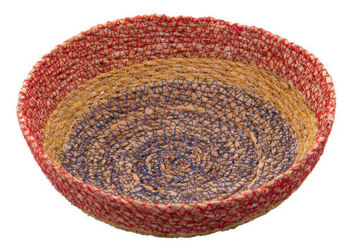 Conjunto 3 Cestas De Fibra Natural Colorida 29488 Wolff 1