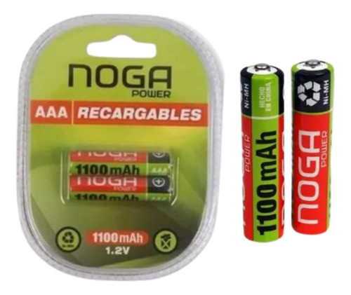 Pilas Recargables Aaa Ni-hm 1.2voltios Noga 0