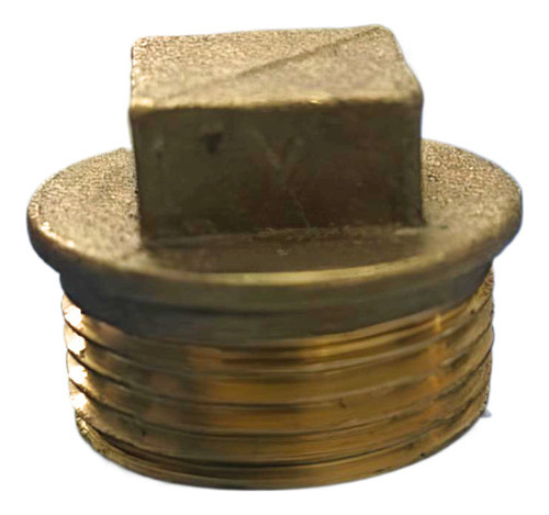 Tapon Macho De 3/4 Bronce Roscado Repuesto 0