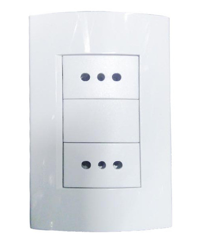 Conj. Plaq. C/2 Tomas 3 En Línea, Blanco - Roda 0