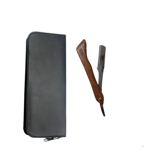 Navalha Navalhete Ostrich Inox Profissional Com Estojo 1 Un 0