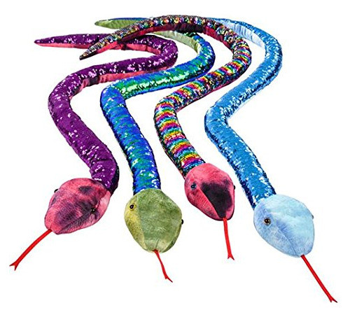 Botellas N Bolsas 67 Serpiente De Lentejuelas Juguete Grande 1