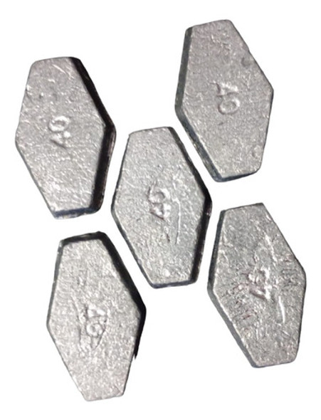 Plomadas Pasantes 40 Gs Sarcofago X 10 Unidades Pesca Fondo 1