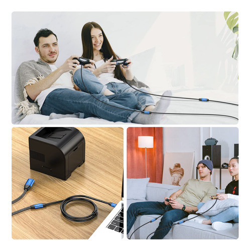 Ggmty - Cable De Extensin De Repetidor Activo Usb 2.0 Tipo A 1