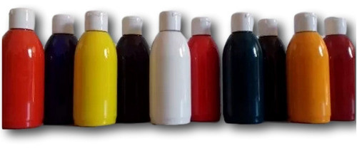 Kit De Tinta Para Aerografia Com 10 Cores Em Frascos 100 Ml 1