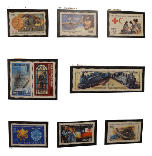 Ch843 Chile Varias Series Completas Años 1988 Mint 0