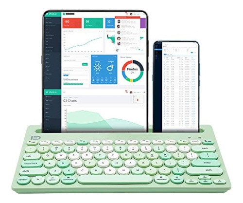 Huo Ji Teclado Inalámbrico Multidispositivo, 0
