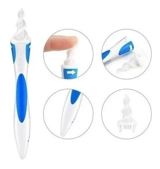 Limpador De Ouvido Removedor De Cera Cotonete Orelha Cone 0