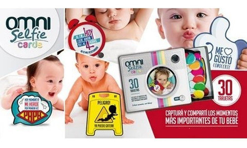 30 Tarjetas Selfie Cards Bebes Capturar Momentos Importantes 1