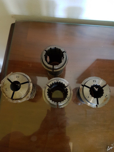 Pinzas Torno Automático/precio X Lote 4 :  20-25-38 -39.5 Mm 1